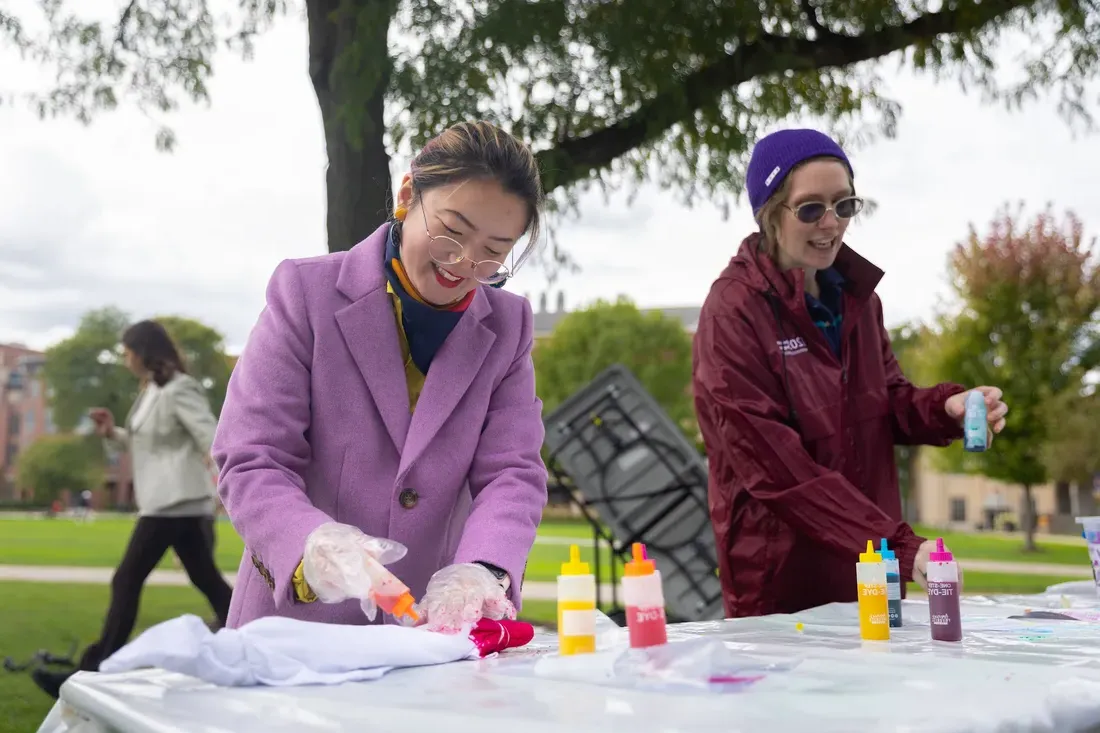 LGBTQ+ National Coming Out Day painting activities.